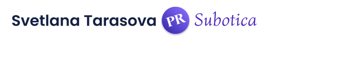 Svetlana Tarasova PR Subotica